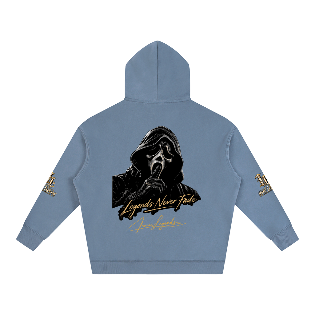 Iconic Legends - Oversized Ghostface Signature Fleeced Hoodie