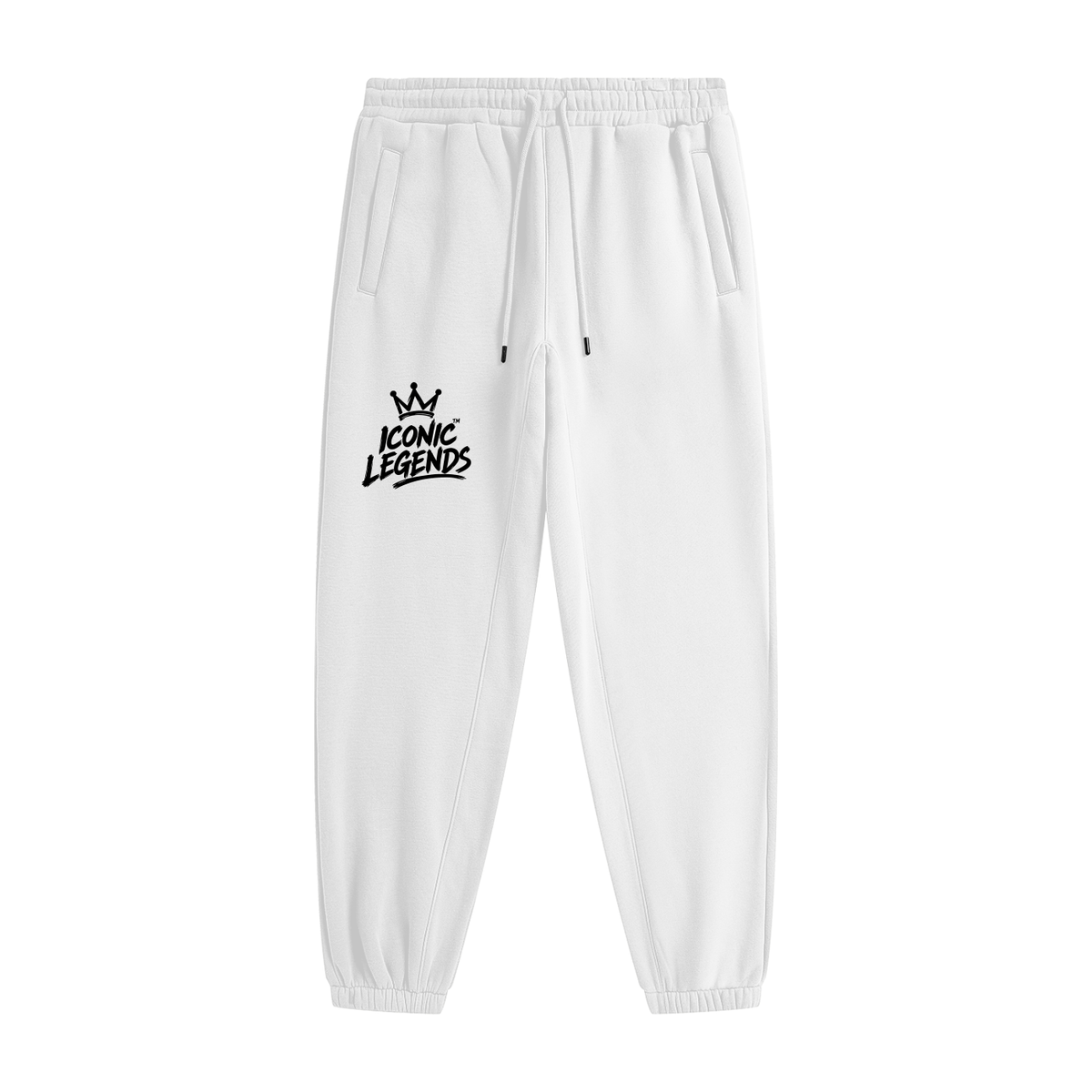 Iconic Legends- Unisex Heavyweight Fleece Black Crown Joggers