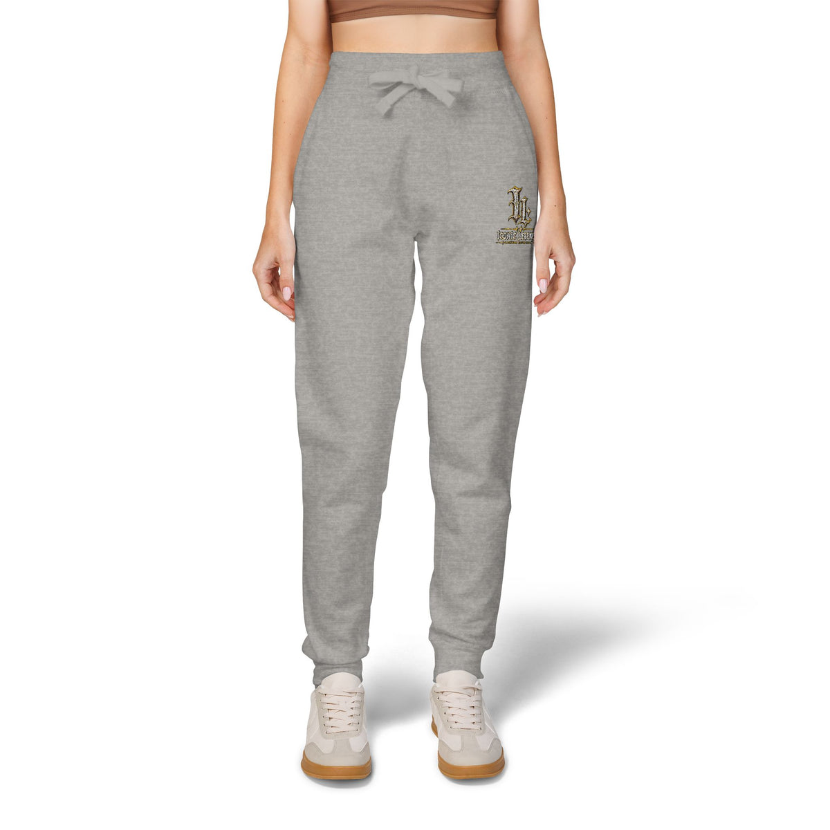 Iconic Legends Embroidered Cozy Sweatpants Vintage Floral Monogram