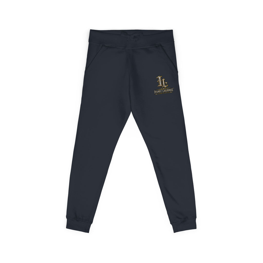 Iconic Legends Embroidered Cozy Sweatpants Vintage Floral Monogram