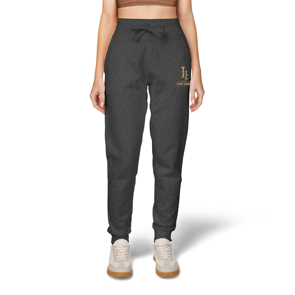 Iconic Legends Embroidered Cozy Sweatpants Vintage Floral Monogram