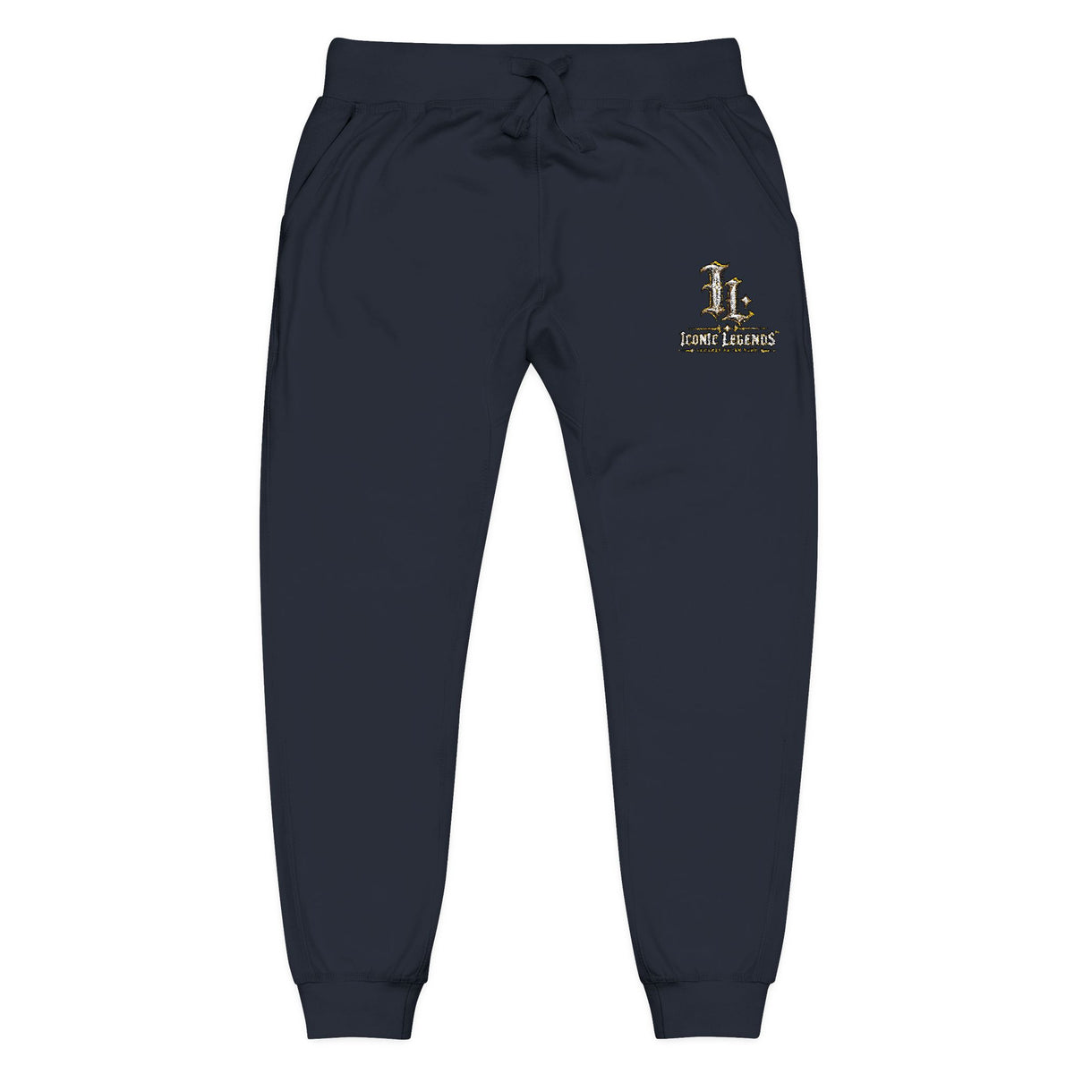 Iconic Legends Embroidered Cozy Sweatpants Vintage Floral Monogram
