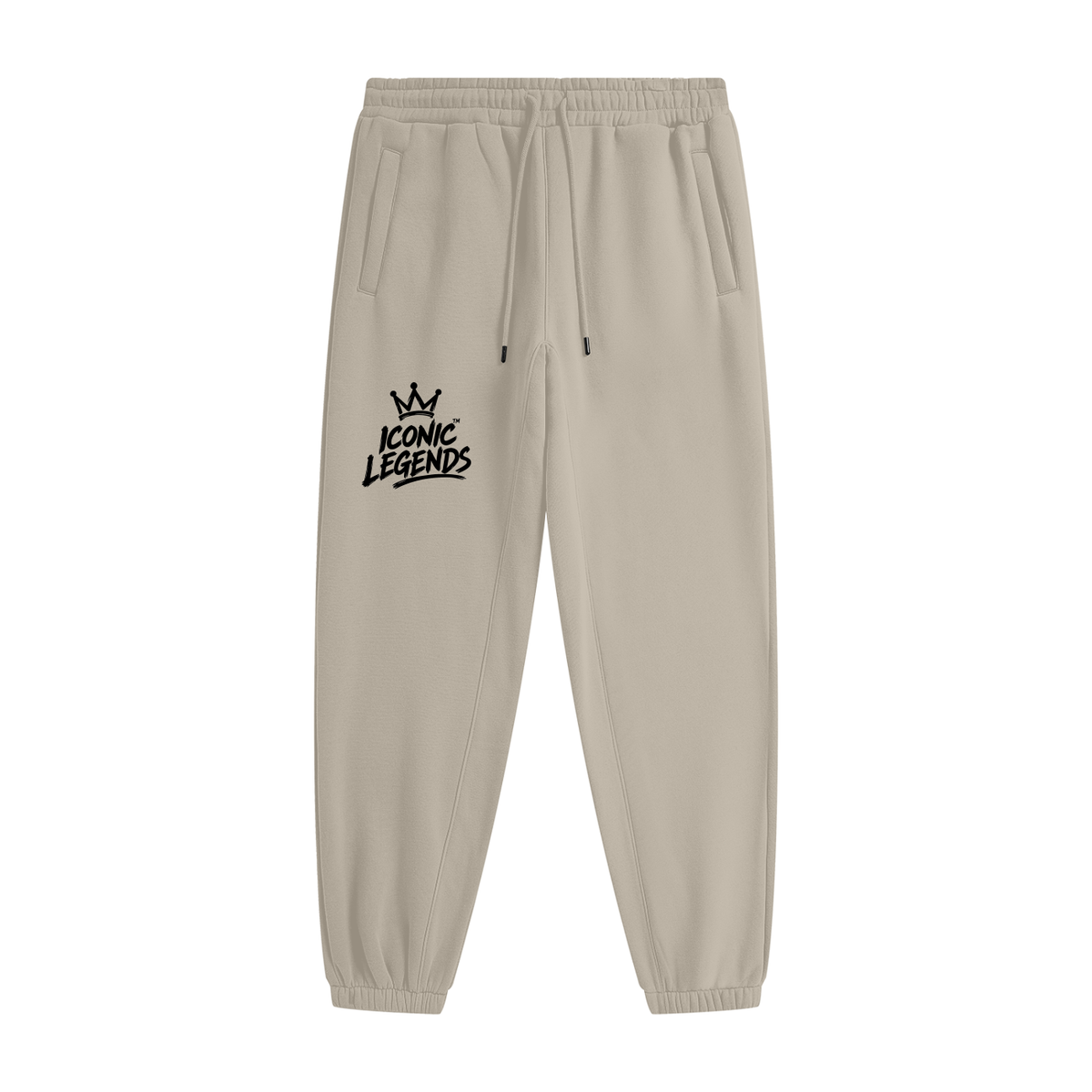 Iconic Legends- Unisex Heavyweight Fleece Black Crown Joggers