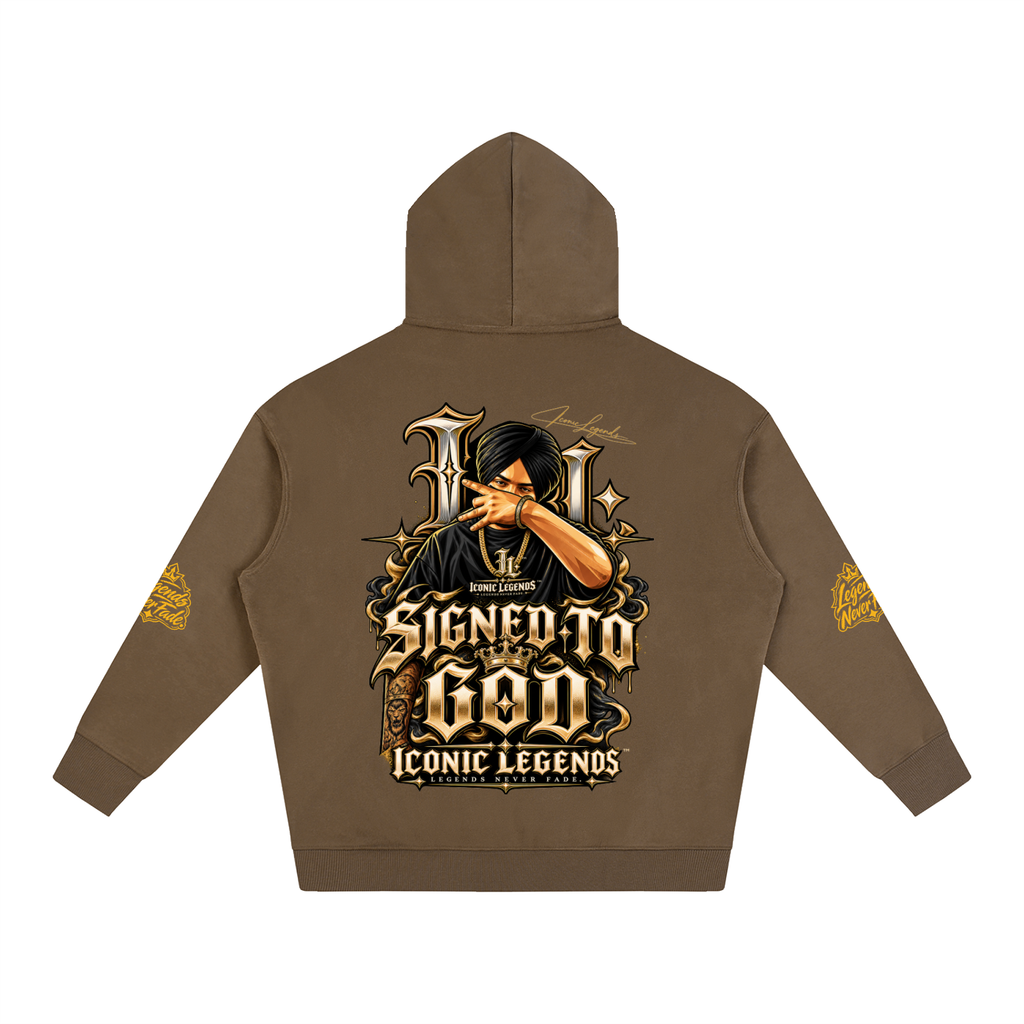 iconic Legend- Sidhu MooseWala Signed To God Hoodie