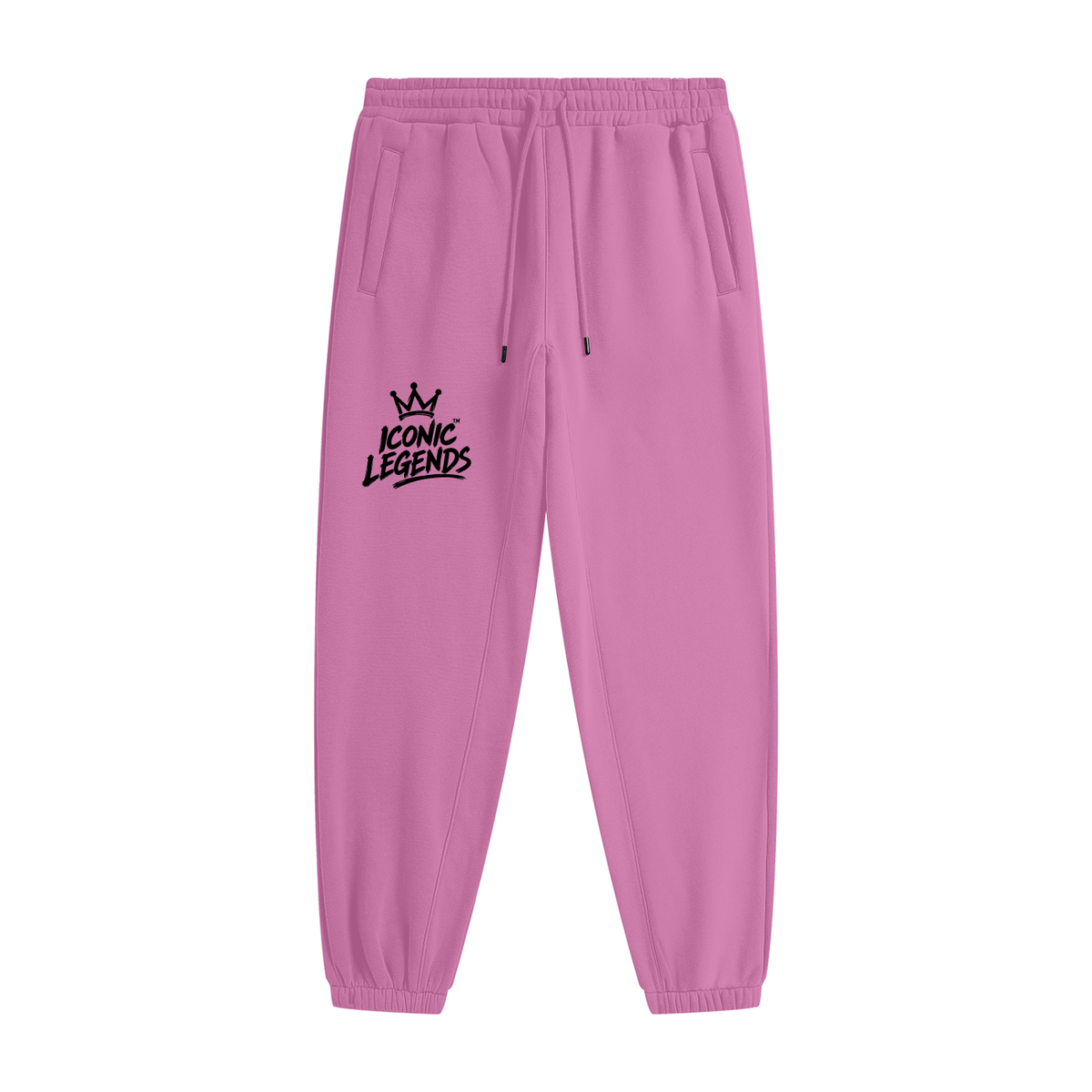 Iconic Legends- Unisex Heavyweight Fleece Black Crown Joggers