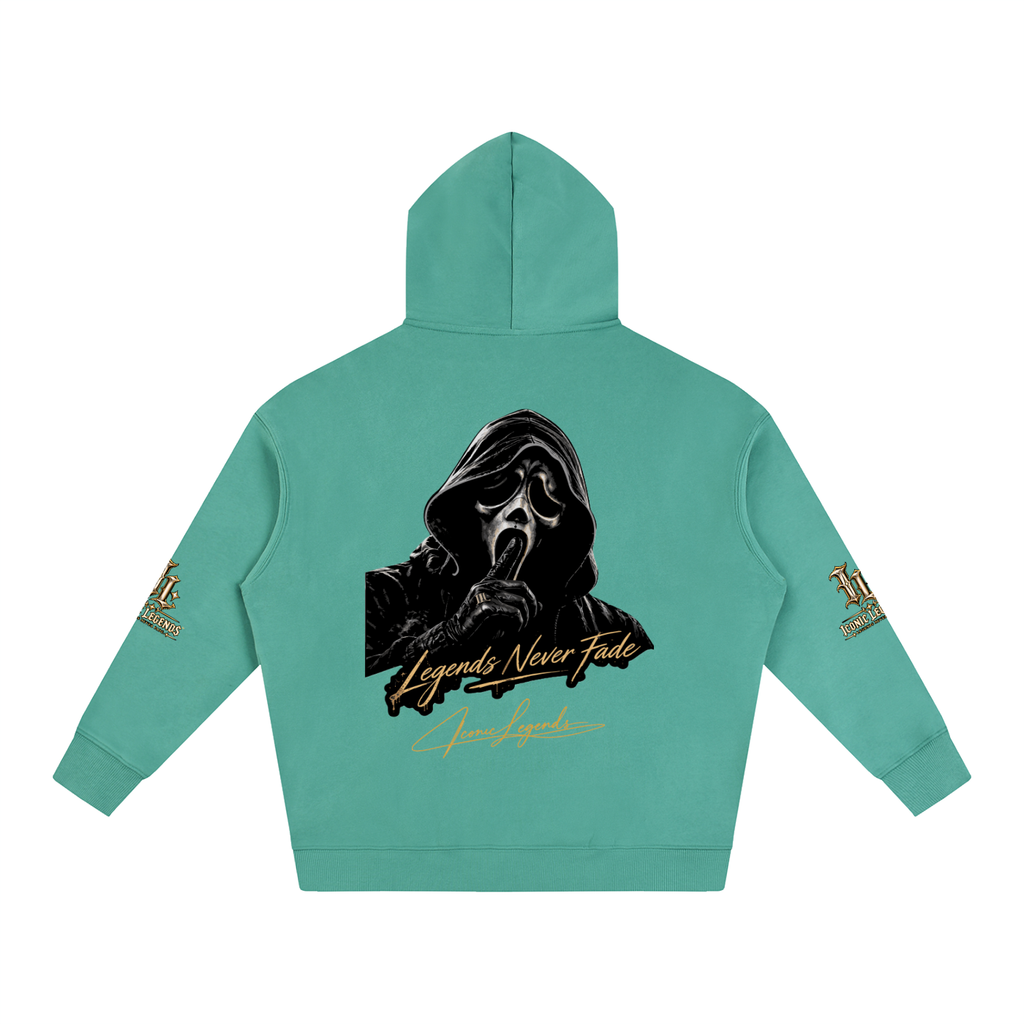 Iconic Legends - Oversized Ghostface Signature Fleeced Hoodie