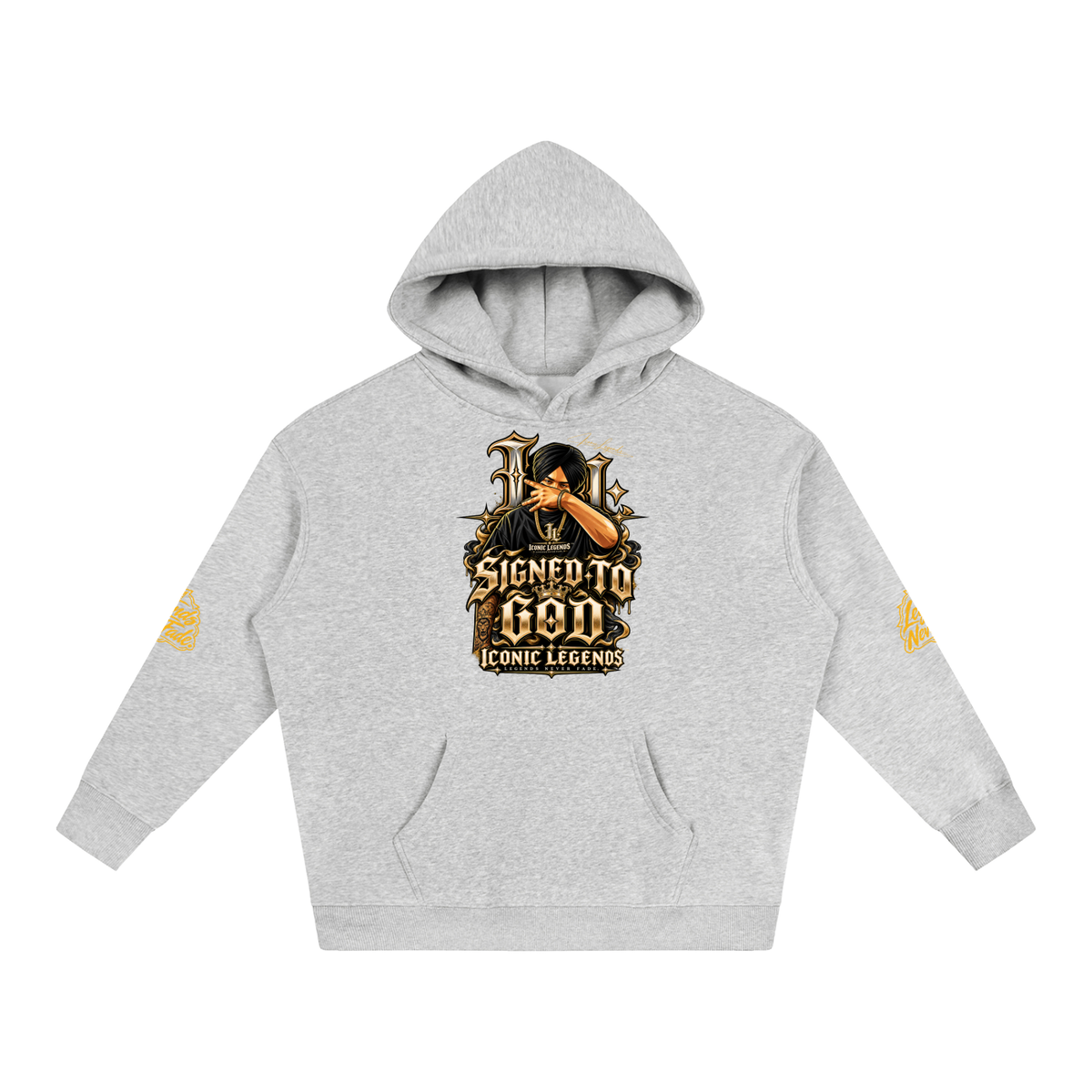 iconic Legend- Sidhu MooseWala Signed To God Hoodie