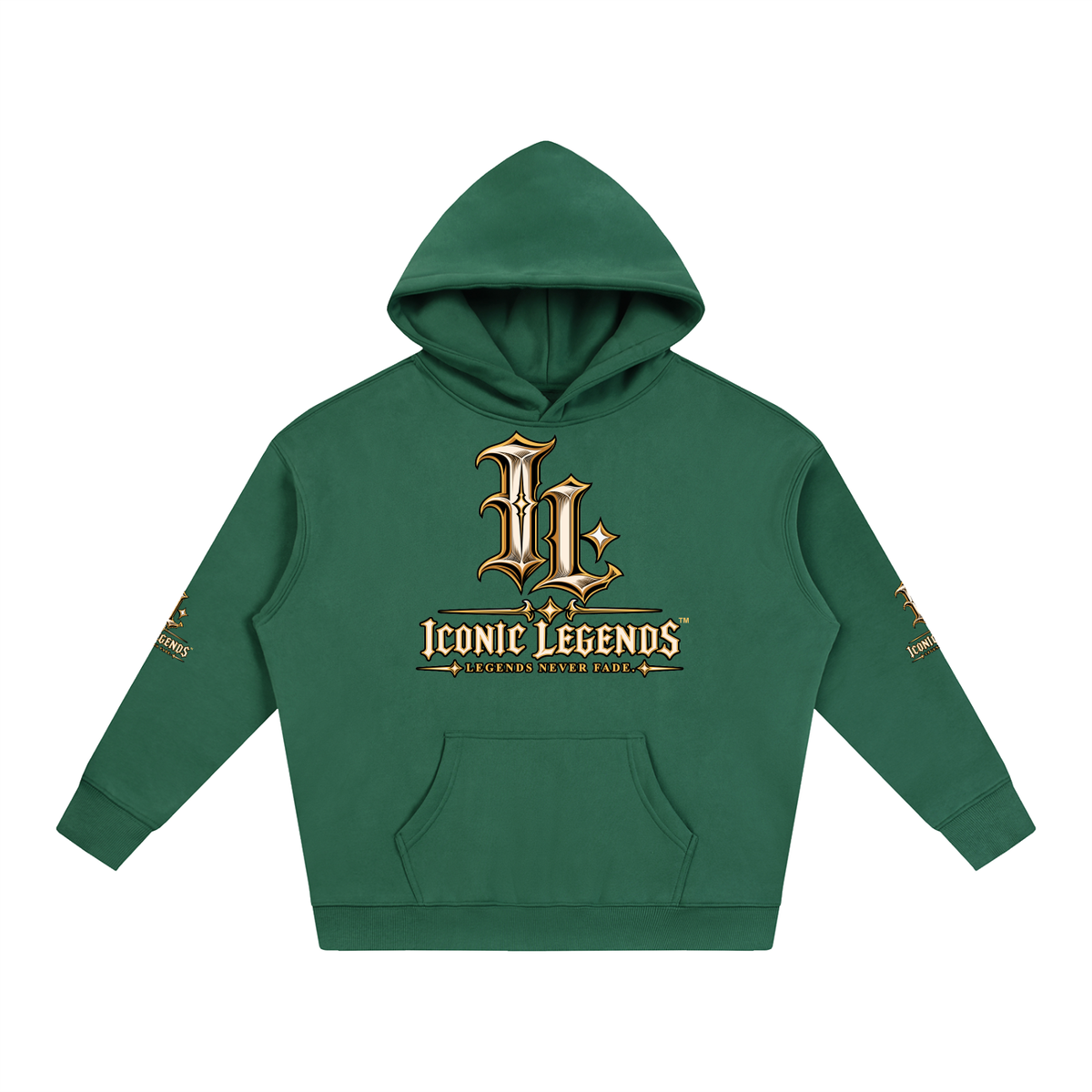 Iconic Legends - Oversized Ghostface Signature Fleeced Hoodie