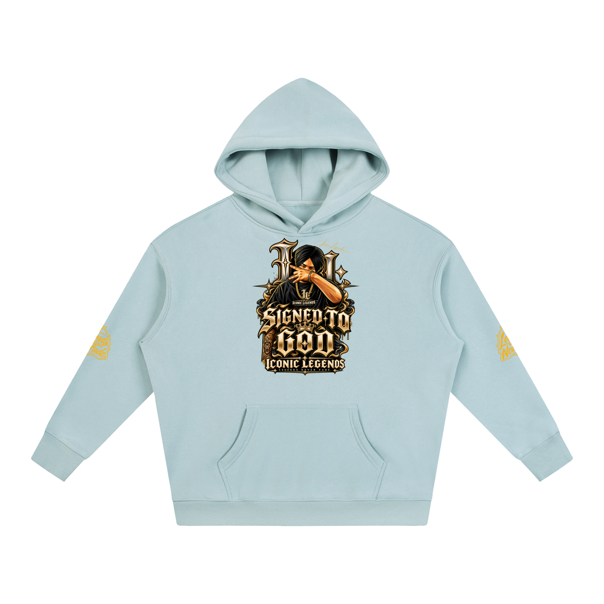 iconic Legend- Sidhu MooseWala Signed To God Hoodie