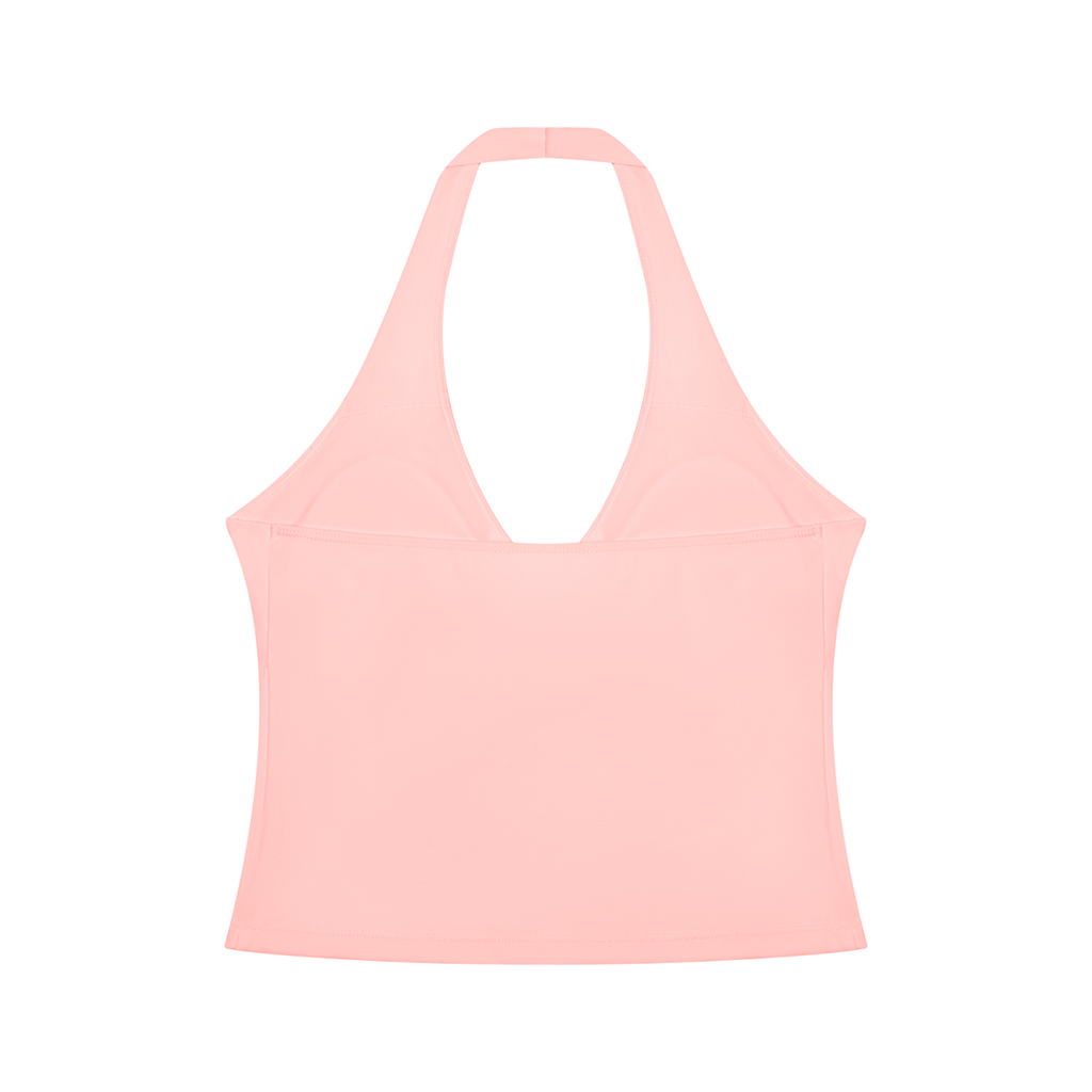 Iconic Legends Signature Women’s Ruched Halter Yoga Tank Top