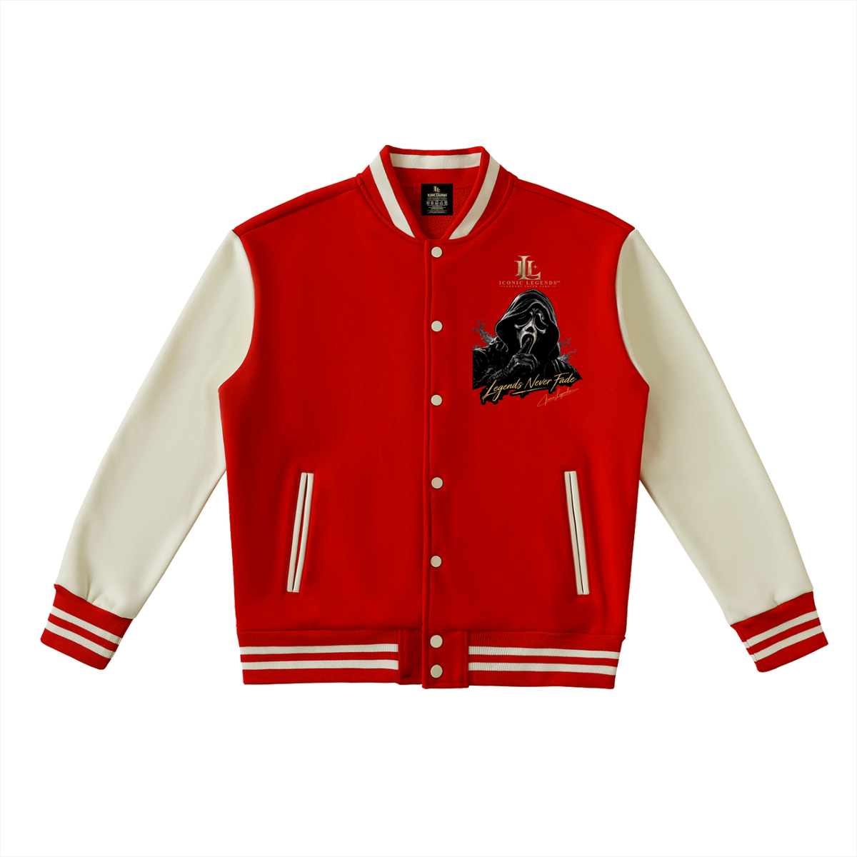 Iconic Legend Sidhu Moose Wala GhostFace Varsity Jacket