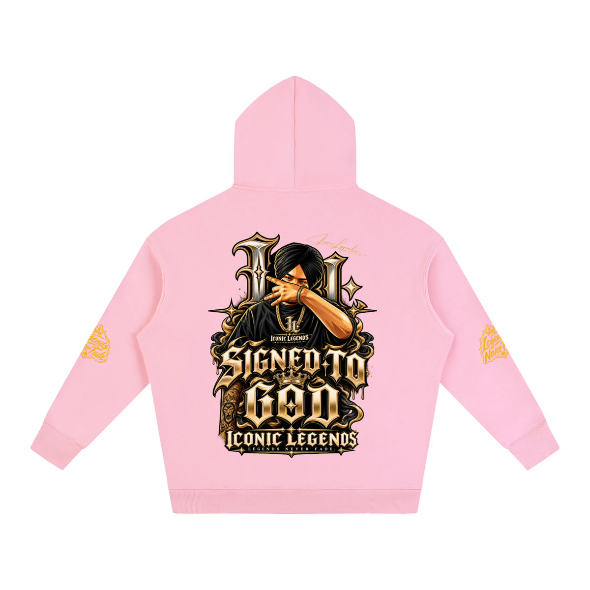 iconic Legend- Sidhu MooseWala Signed To God Hoodie
