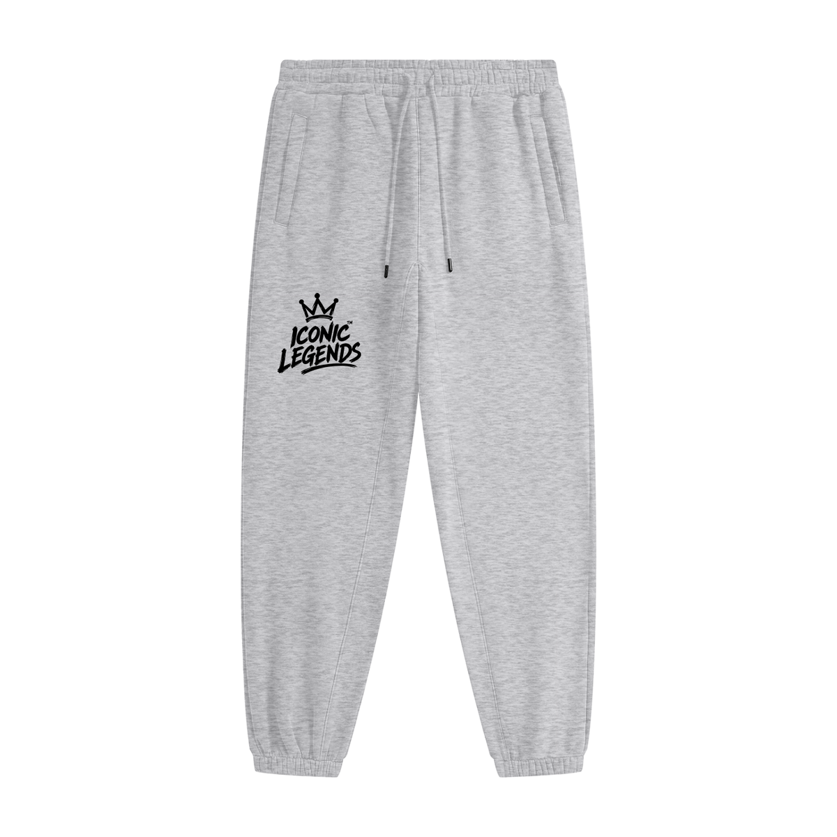 Iconic Legends- Unisex Heavyweight Fleece Black Crown Joggers