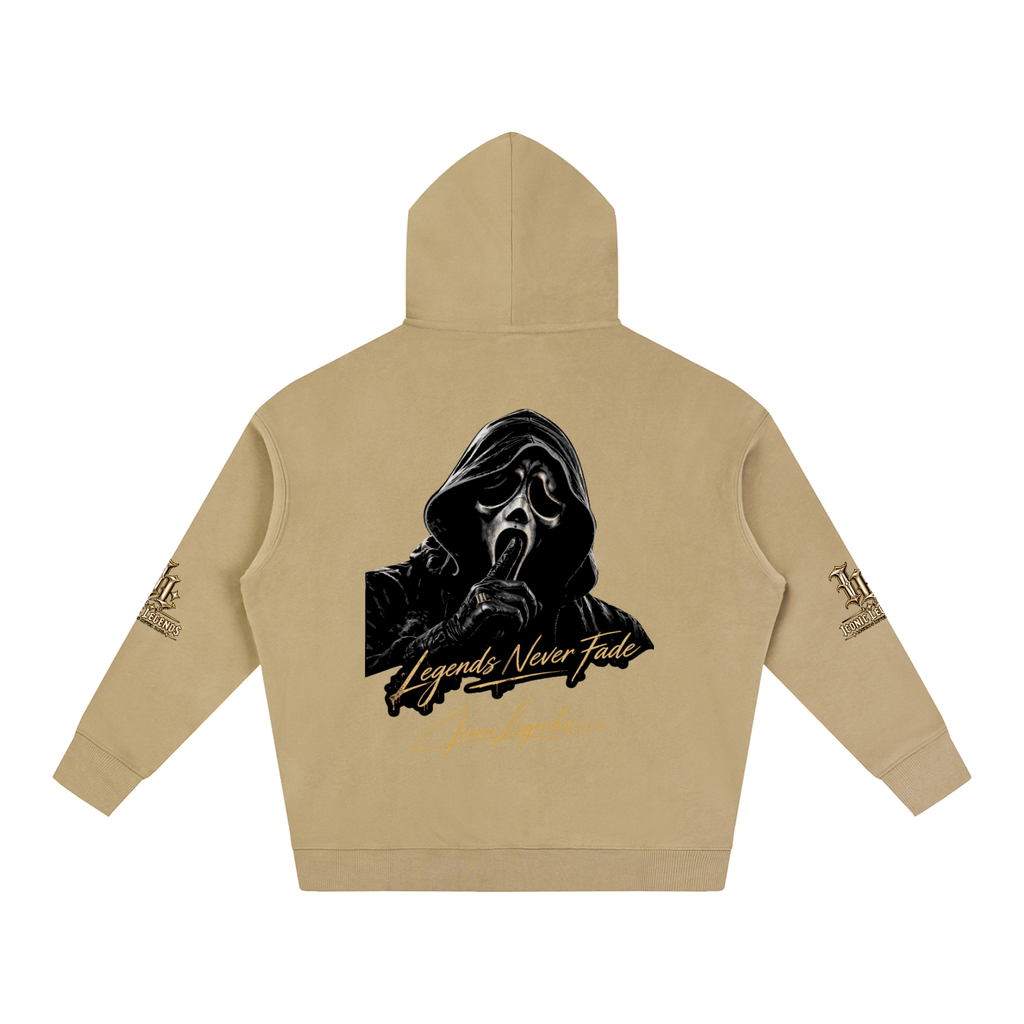 Iconic Legends - Oversized Ghostface Signature Fleeced Hoodie