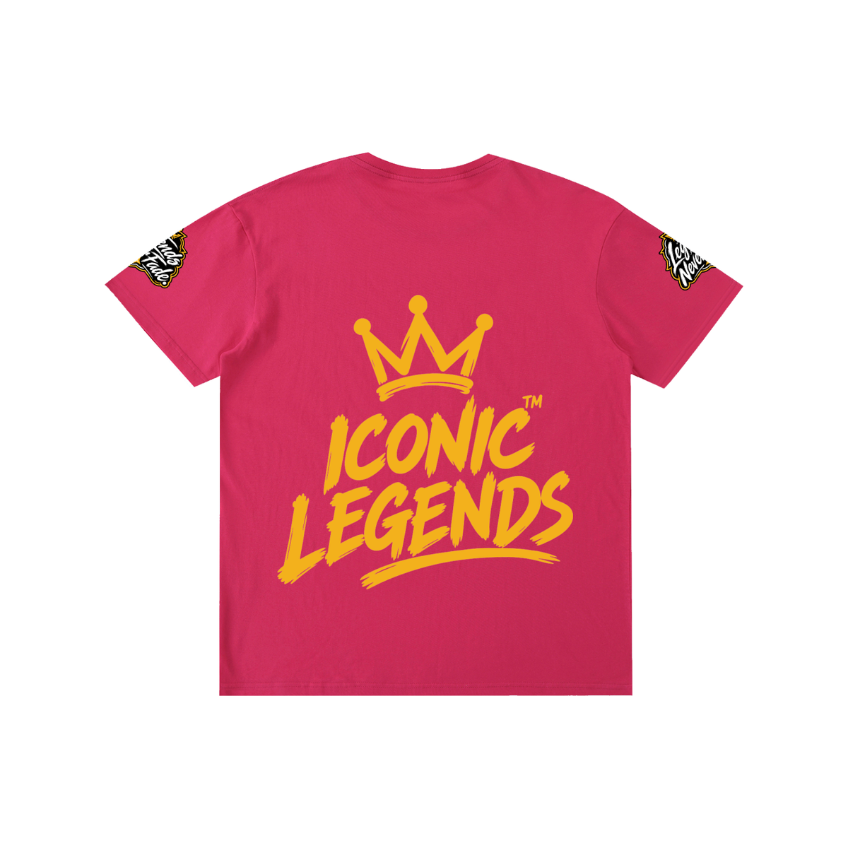 Iconic Legends - Pure Cotton Unisex Gold Crown T-Shirt