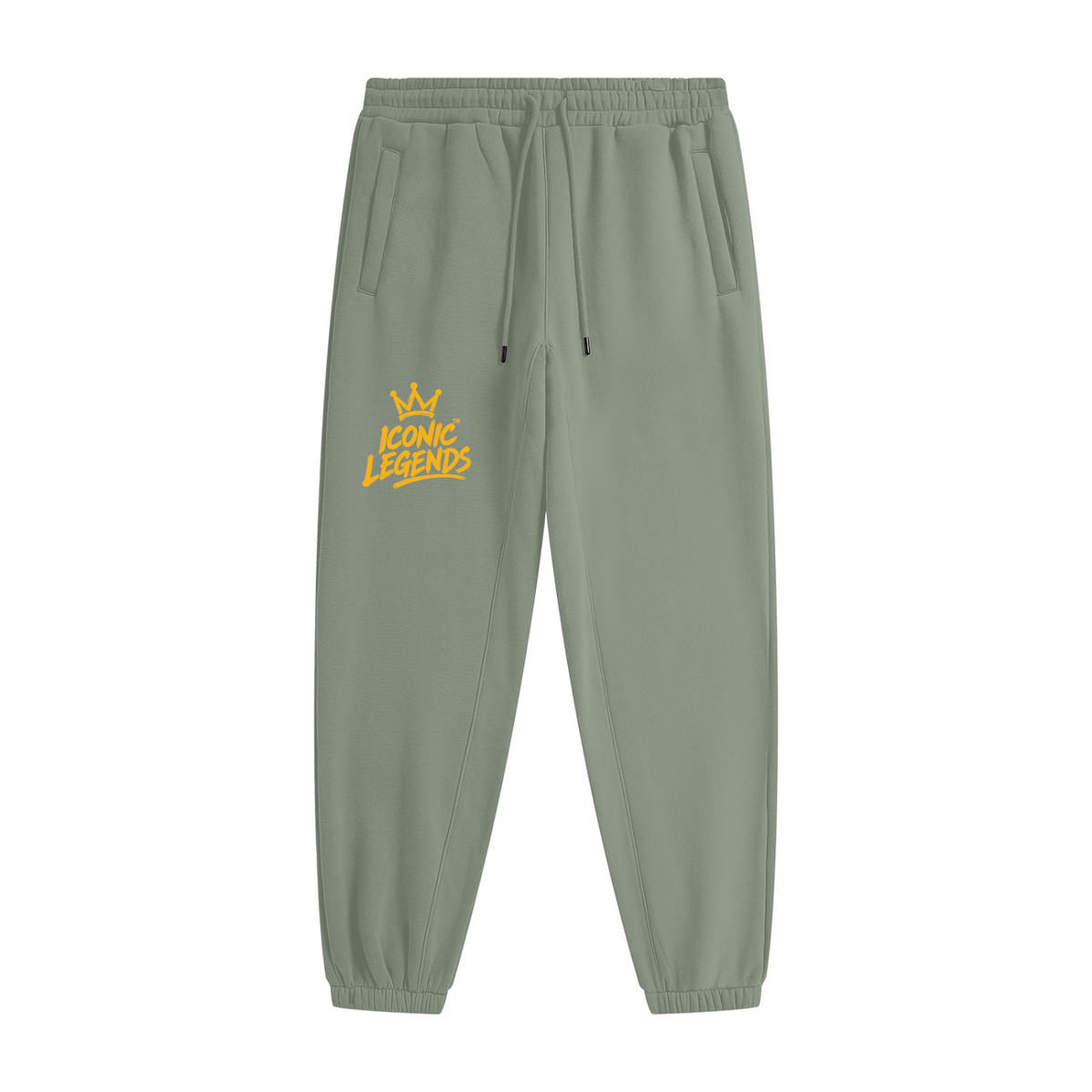 Iconic Legends - Unisex Heavyweight Fleece Gold Crown Joggers