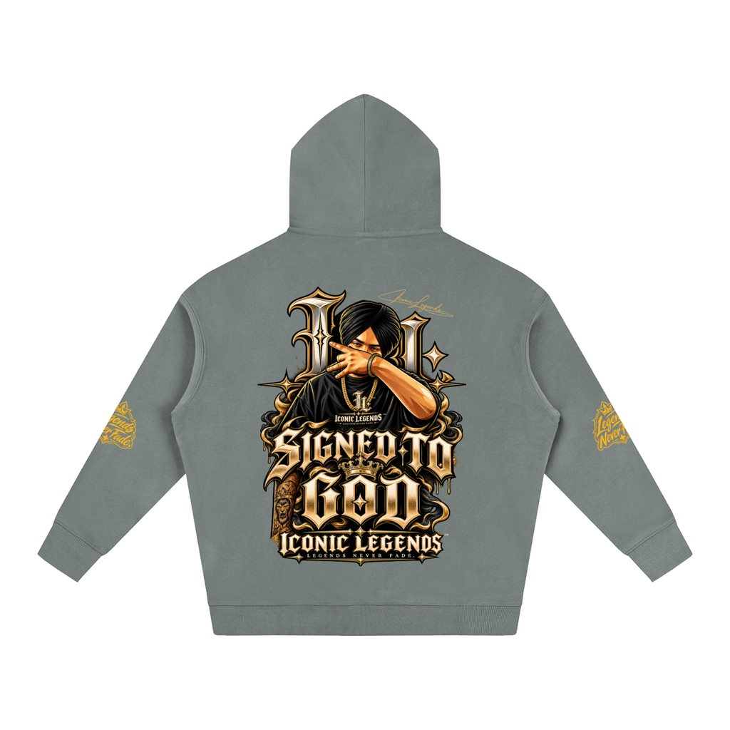 iconic Legend- Sidhu MooseWala Signed To God Hoodie