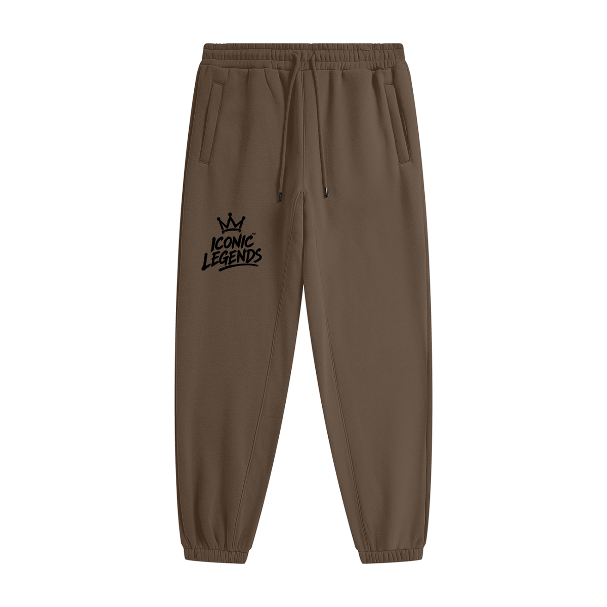 Iconic Legends- Unisex Heavyweight Fleece Black Crown Joggers
