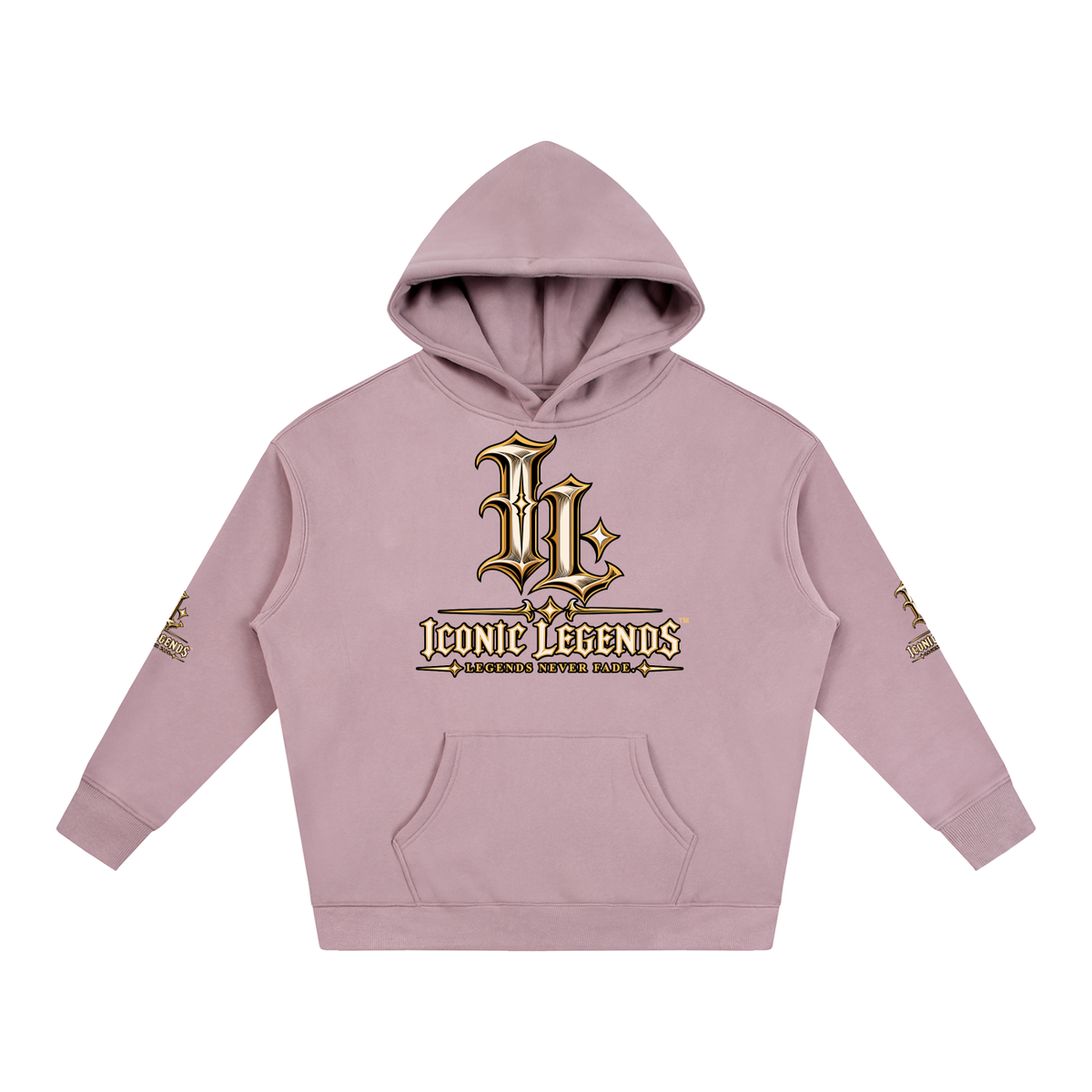 Iconic Legends - Oversized Ghostface Signature Fleeced Hoodie