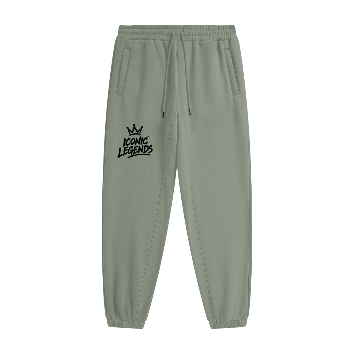 Iconic Legends- Unisex Heavyweight Fleece Black Crown Joggers