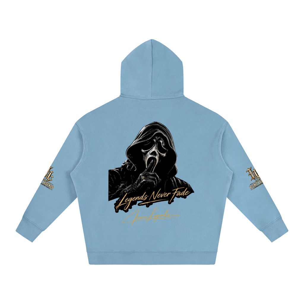 Iconic Legends - Oversized Ghostface Signature Fleeced Hoodie