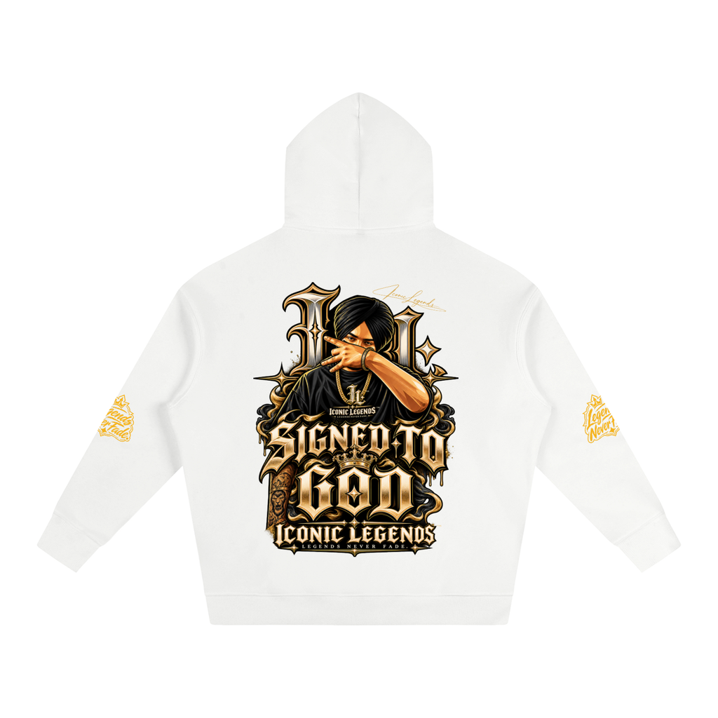 iconic Legend- Sidhu MooseWala Signed To God Hoodie