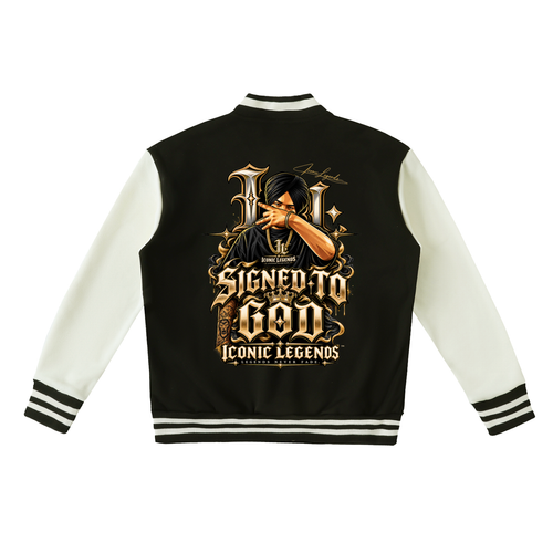Iconic Legend Sidhu Moose Wala Signed To God Varsity Jacket