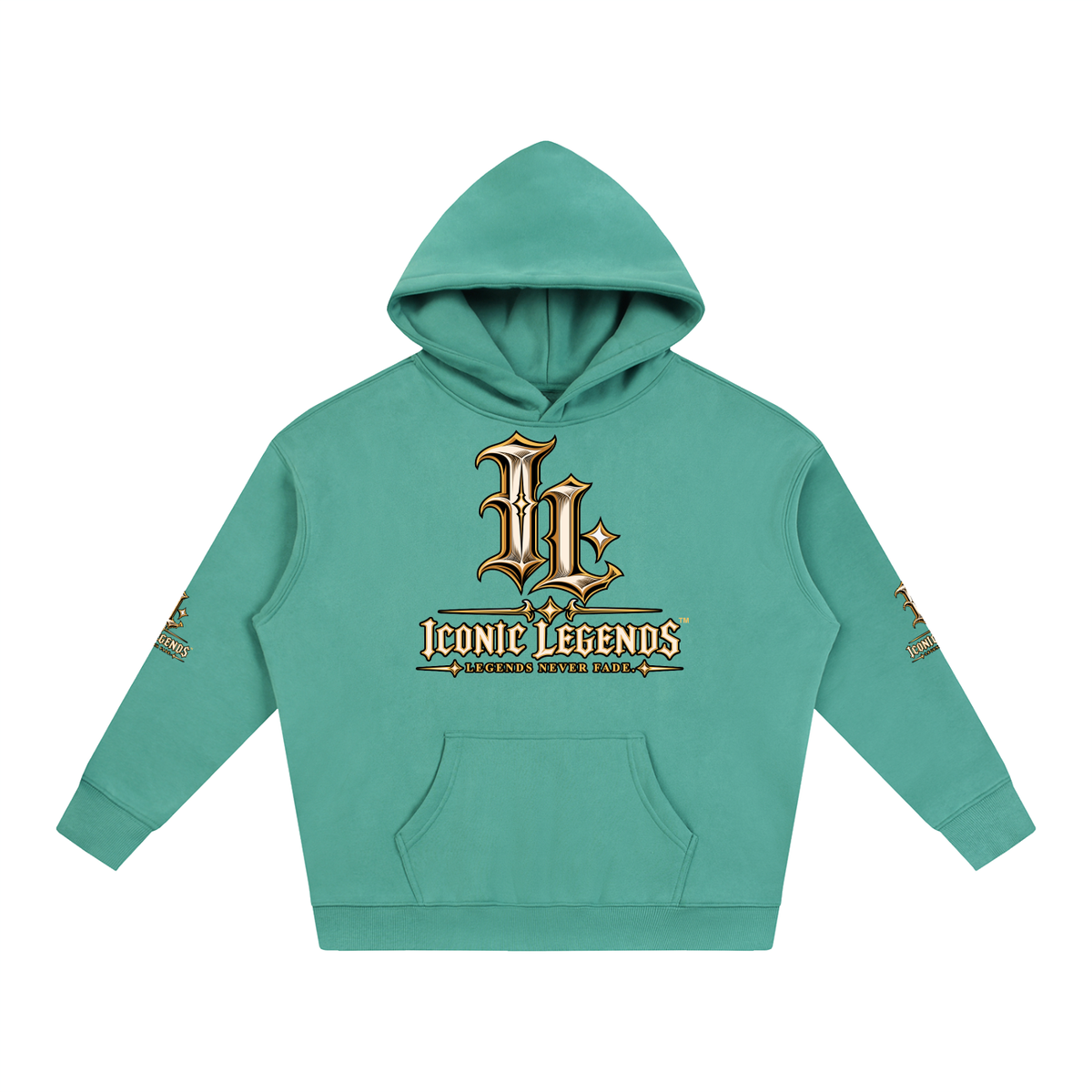Iconic Legends - Oversized Ghostface Signature Fleeced Hoodie
