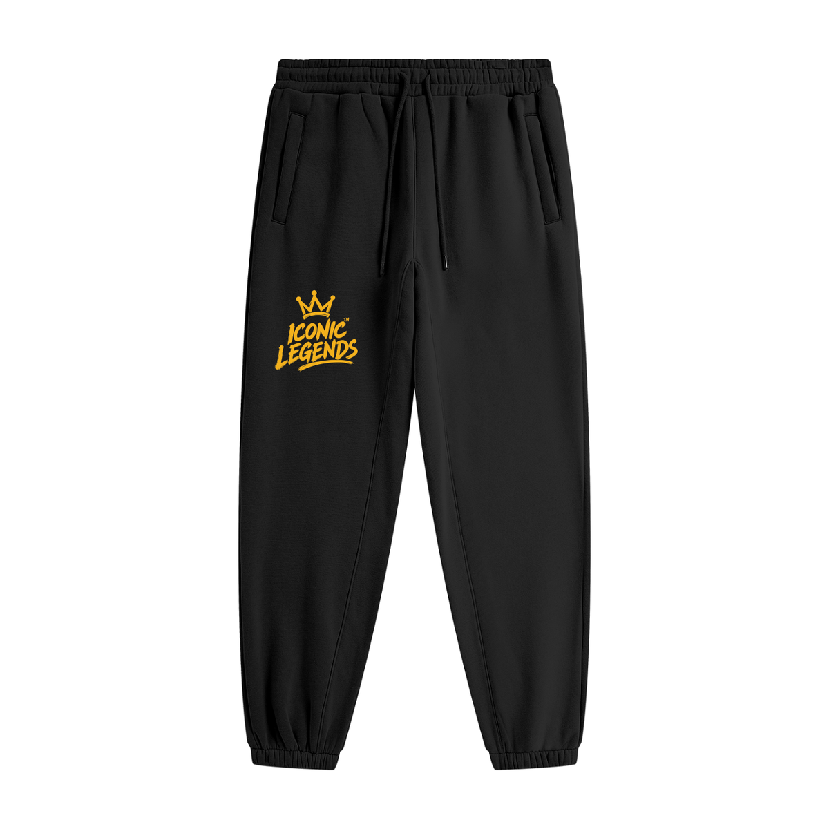 Iconic Legends - Unisex Heavyweight Fleece Gold Crown Joggers