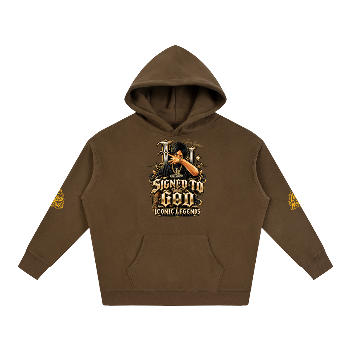 iconic Legend- Sidhu MooseWala Signed To God Hoodie