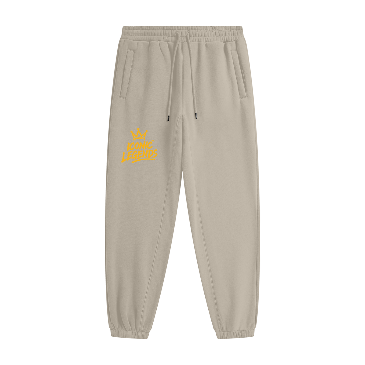 Iconic Legends - Unisex Heavyweight Fleece Gold Crown Joggers