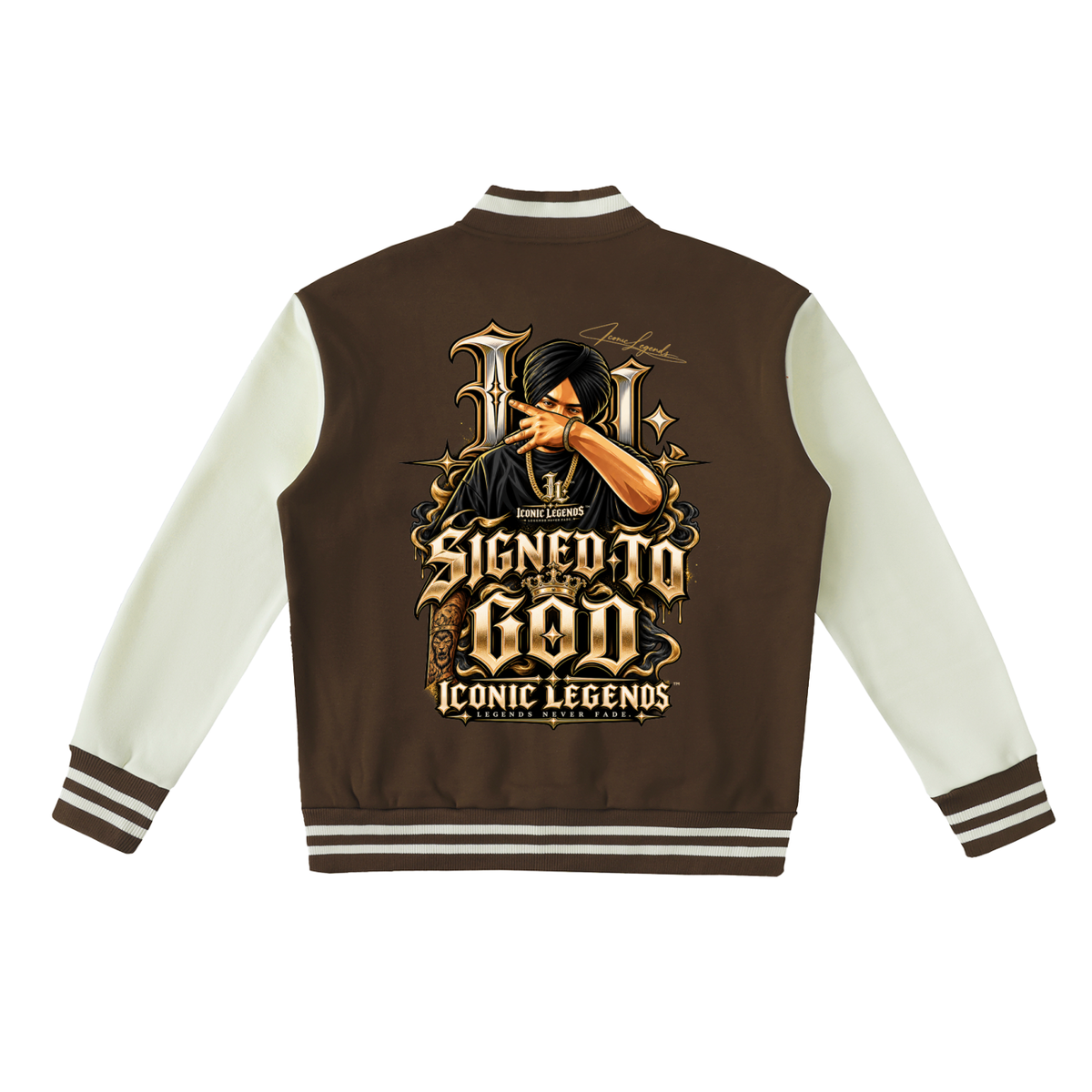 Iconic Legend Sidhu Moose Wala Signed To God Varsity Jacket