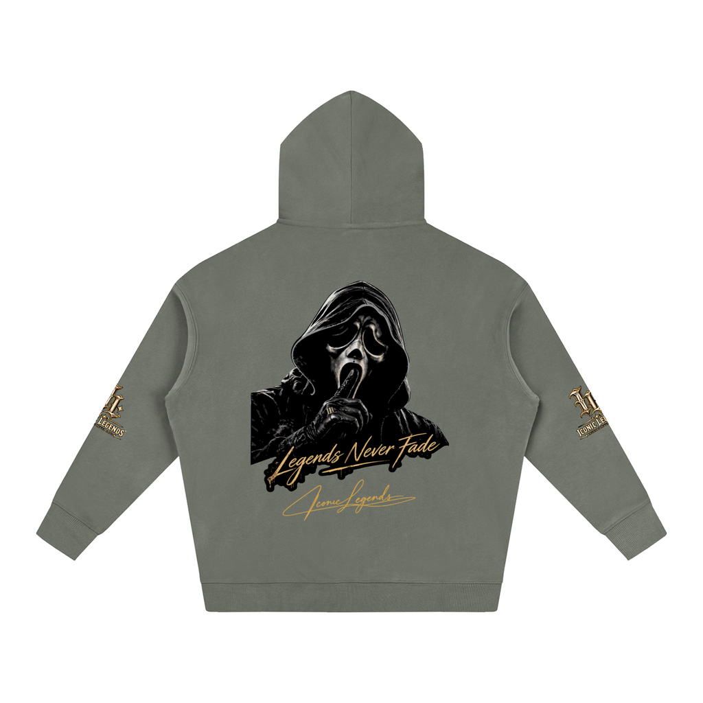 Iconic Legends - Oversized Ghostface Signature Fleeced Hoodie