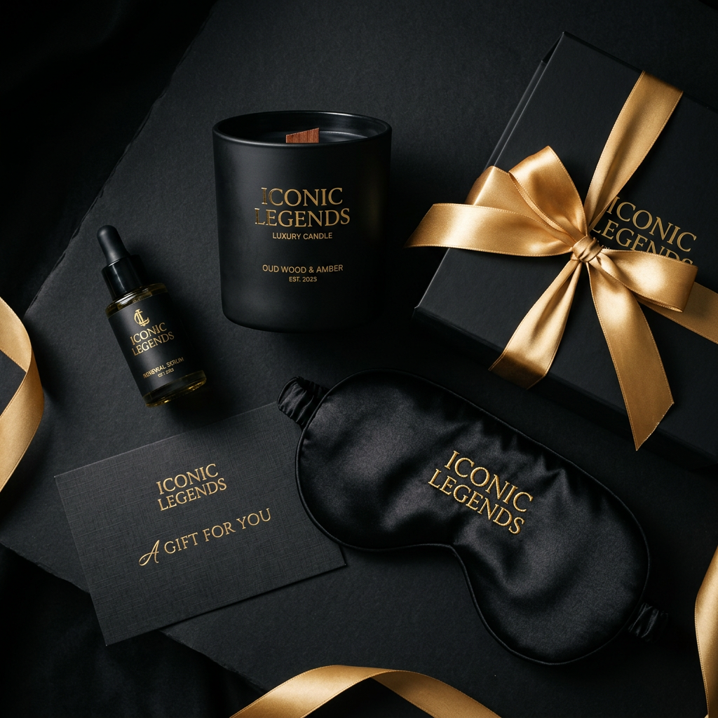 Iconic Legends Soy Wax Candle & Eye Mask Gift Set